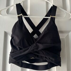 Buffbunny Candy Wrap Sports Bra - Onyx Black
